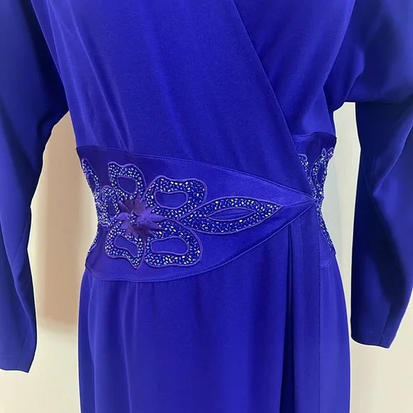 Daymor Couture Paris Montreal New York Petite Vintage Wrap Dress - Picture 6 of 17